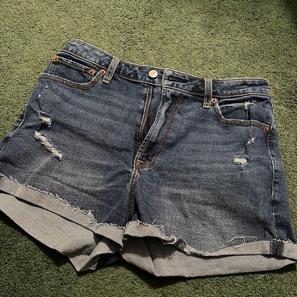 Abercrombie High Rise Curve Love Shorts